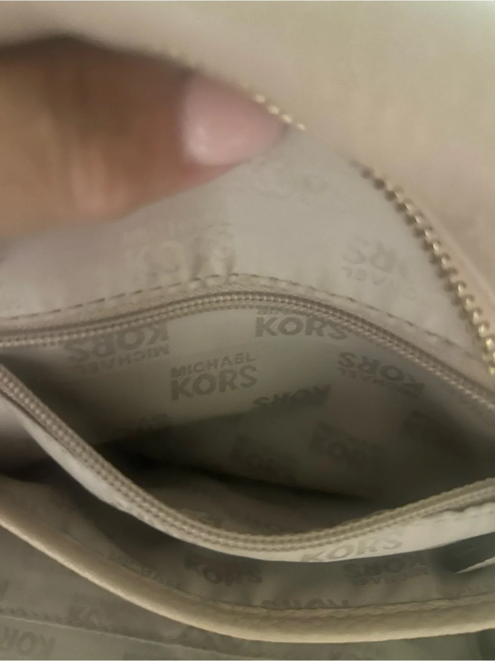 MICHAEL KORS Tan Leather Studded Mini Backpack